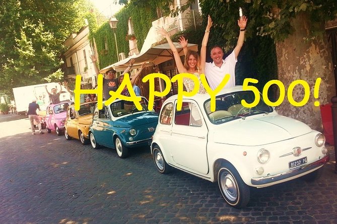 The ORIGINAL Fiat 500 Tour of Rome's 7 Hidden Gems - Cruising the Narrow Streets of Trastevere