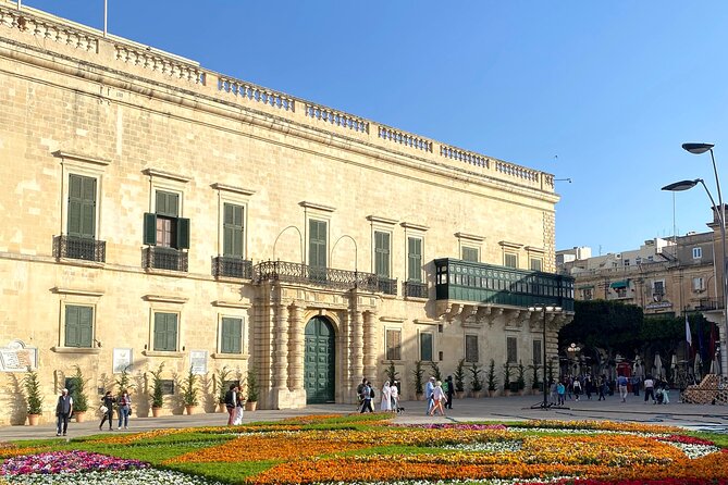 The Original Valletta Walking Tour - Admiring the Il-Berga ta Kastilja Facade