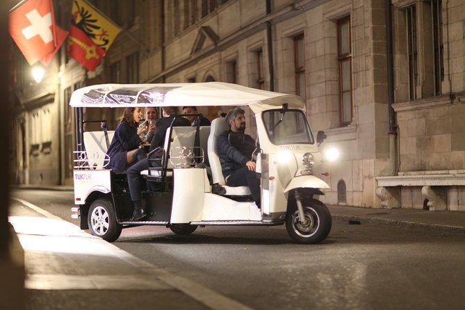 The Private Tuk Tuk Tour with one of The Best Fondues in Geneva! - Iconic Stops and Notable Sites in Geneva