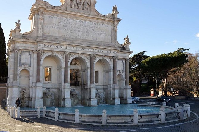 The Roman Fountains Tour - The Monumental Fontana dellAcqua Paola on Janiculum Hill