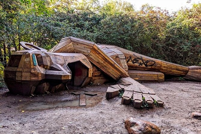 The Six Forgotten Giants Trolls Hunt with Minibus - Discover the Artistic Origins of Thomas Dambo’s Trolls