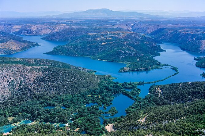 The Wonder of nature route - Panoramic Flight over Plitvice Lakes & Krka NP - The Track Over the Slopes of Velebit and Lika Landscape