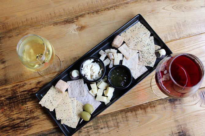 The Works Tasting Session (Wine, Whiskey or Cider) - The Toast and Snack Pairings: Artisanal Cheese and More