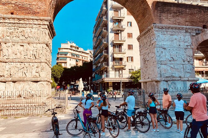 Thessaloniki Highlights Easy E-Bike Tour - The White Tower and Contemporary Art at Umbrellas Sculpture