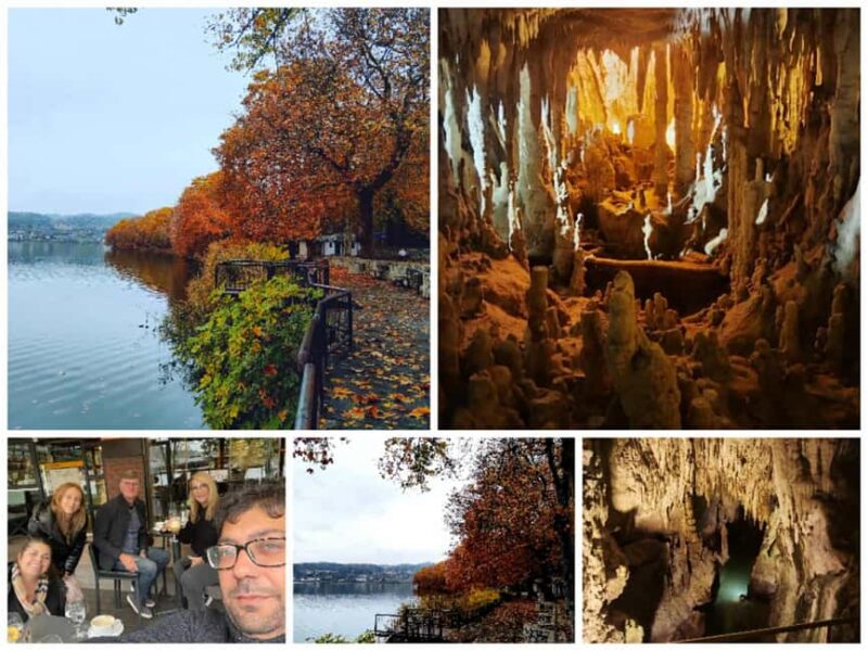 Thessaloniki: Kastoria, Monastery & Dragon's Cave Full Day - Tasting Traditional Greek Food in Chloe Village