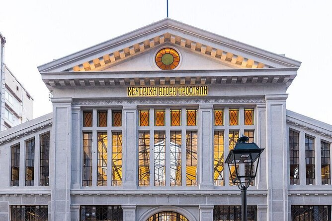 Thessaloniki Private Treasure Hunt & Tour w Food Stops - Enjoying a Food Break at ERGON Agora