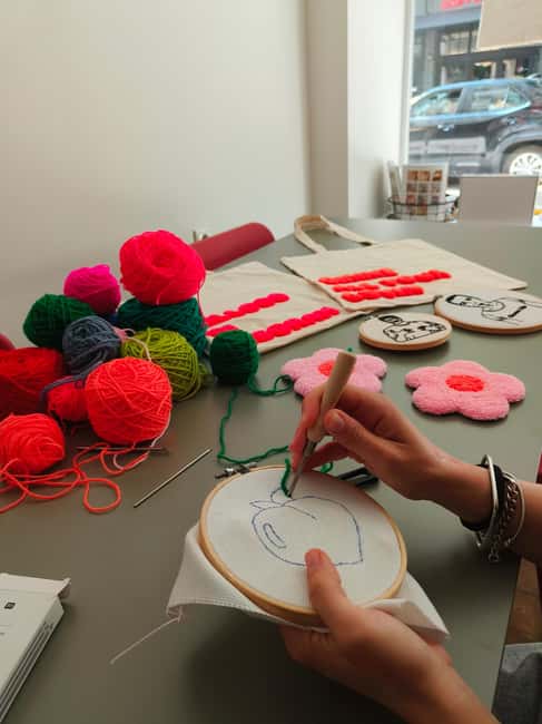 Thessaloniki: Punch Needle workshop. A creative, local experience. - The Experience Provider and Group Setting
