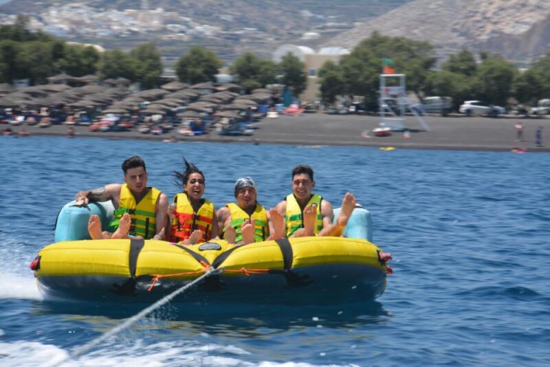 Thrill Waves Tubing at Perivolos Beach, Santorini - Key Points