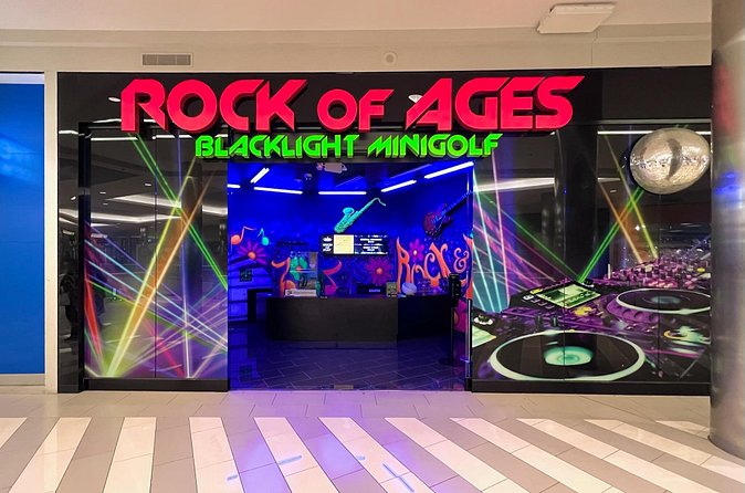 Ticket for the Mall of America Rock of Ages Blacklight Mini Golf - The Sum Up: Bright, Musical Mini Golf at Mall of America