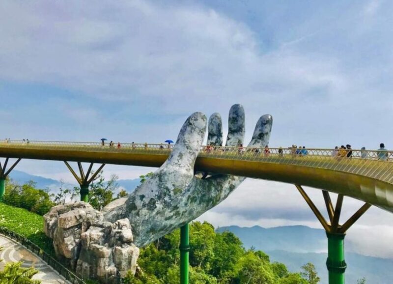 Tien Sa Port to Golden Bridge -BaNa Hills & Marble Mountain - The Unique Appeal of the Golden Bridge and Ba Na Hills