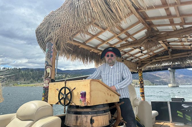 Tiki Party Yacht Pontoon Rental - Starting Point and Booking Details in Kelowna