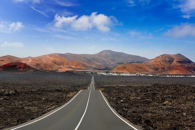 Timanfaya, Golfo, Jameos Agua & Camel Ride (opt) - Lanzarote - Panoramic Views of La Corona Volcano