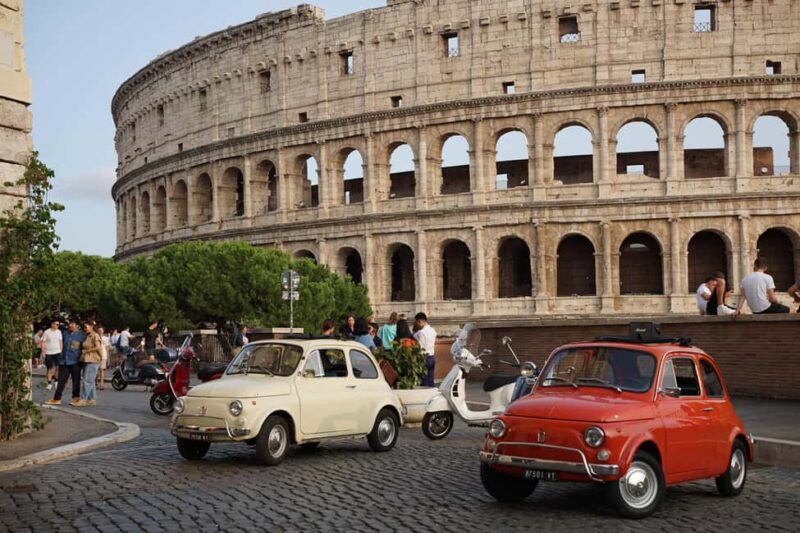Timeless Rome: A Journey in a Vintage Fiat 500 - The Route and Stops That Make the Tour Special