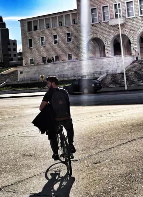 Tirana Bike Tour  Discover the Capital on Two Wheels - The Iconic Pyramid of Tirana and Its Transformation