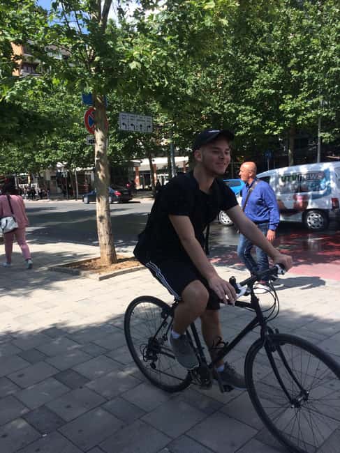 Tirana Bike Tour  Discover the Capital on Two Wheels - Exploring the Bustling Pazari i Ri (New Bazaar)