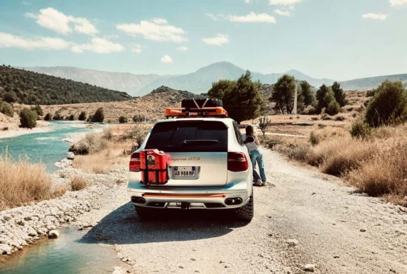 Tirana: Bovilla Lake Off-Road Porsche Cayenne Tour - Reaching Bovilla Lake for a Short Hike and Scenic Views