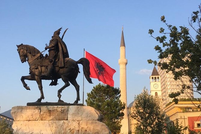 Tirana Express Walking Tour - Essential of the Albanian Capital - Visiting the Second Largest Square: Sheshi Nënë Tereza