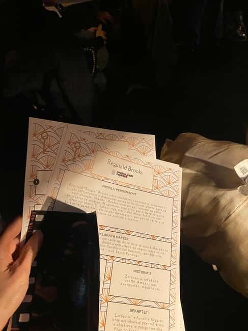 Tirana: Solve the Mystery, A Night of Intrigue and Suspense - Key Points