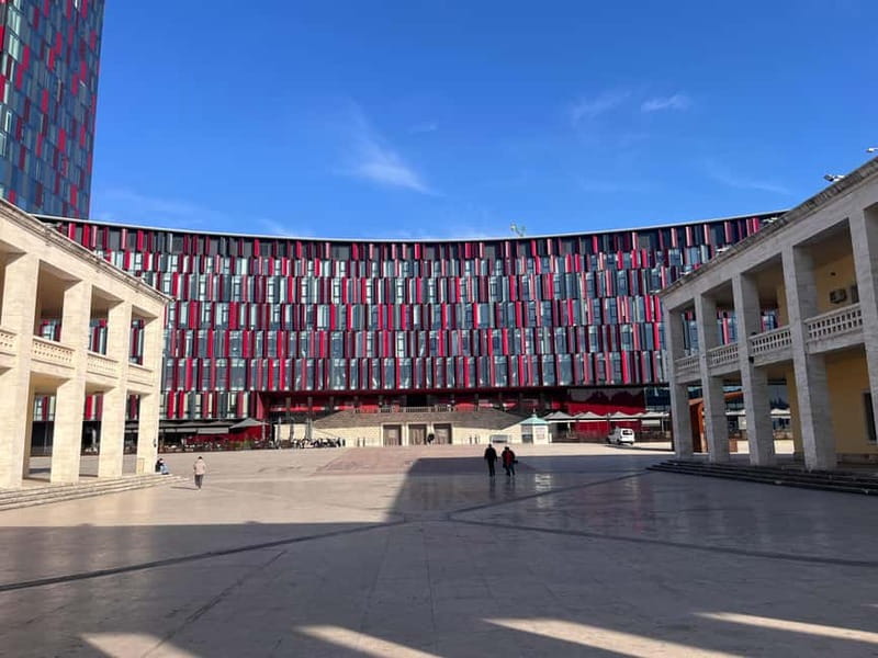 Tirana:Walking Tour with Arena Kombëtare Stadium VIP Sky Box - Visiting the Pyramid of Tirana for 30 Minutes