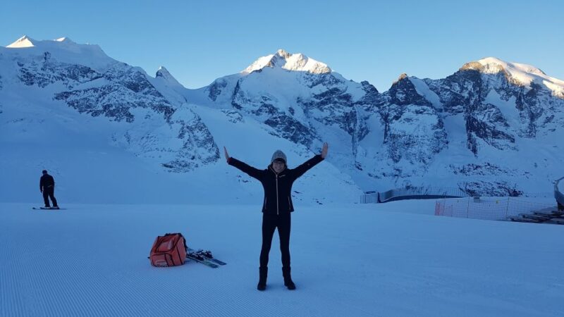 Tirano: Bernina Red Train and Cablecar to Diavolezza Refuge - Scenic Journey on the Bernina Red Train from Tirano