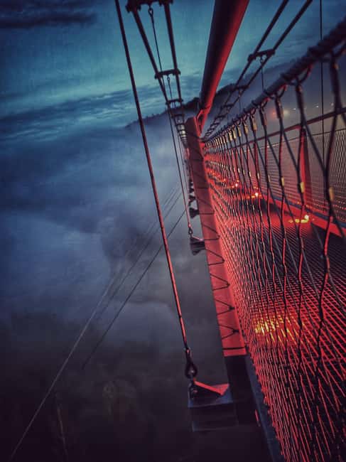 Titan RT suspension bridge - The Titan RT Suspension Bridge: A Marvel at Rappbodetalsperre