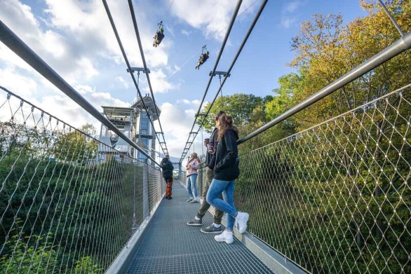 Titan RT suspension bridge - Location and How to Access the Rappbodetalsperre
