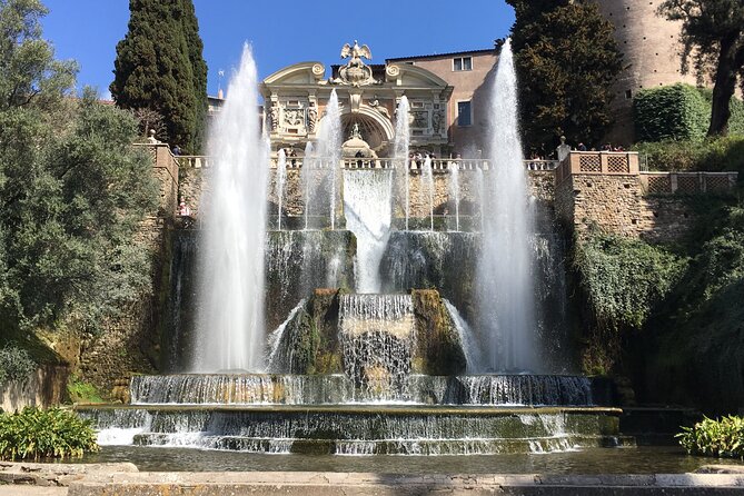 Tivoli Gardens and Hadrian's Villa full day guided tour - Viewing Tivoli’s Waterfalls and Natural Scenery