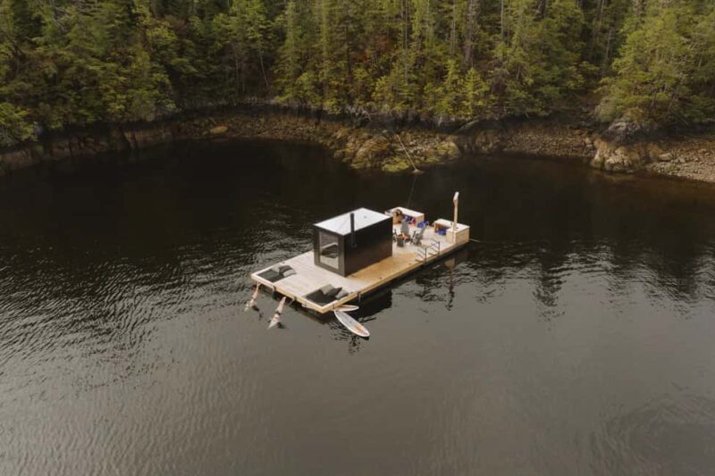 Tofino: Floating Sauna Experience with Coastal Boat Ride - The Floating Cedar Sauna: An Off-Grid Retreat