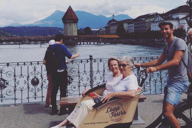 Tony`s private city tour with picnic & chocolate degustation - Exploring Lucerne by Rikshaw with Tony