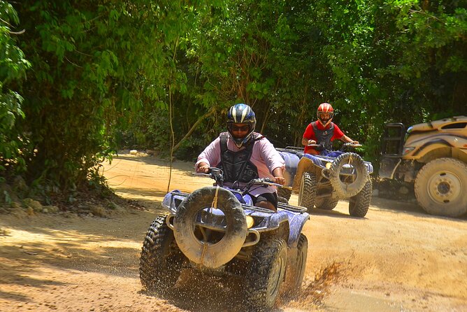 Top ATV's in Mexico includes Cenote, Ziplines, snack & transport. - Visiting the Sacred Cenote