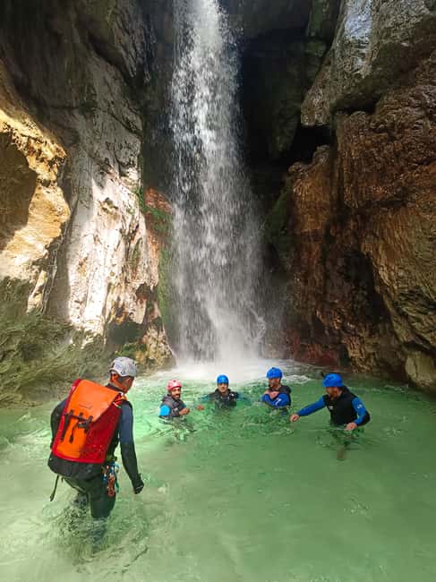 TOP CANYONING: Monkey Garden100% Best Family Canyoning - The Location and Starting Point at Purple Rocket Agency in Bovec