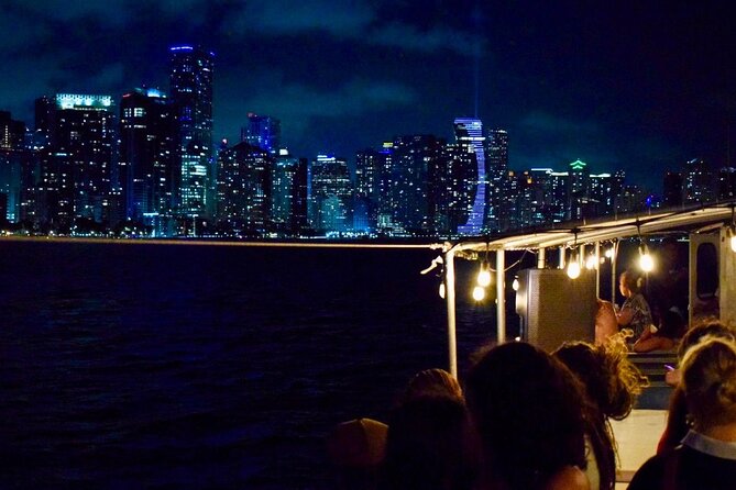 Top Rated 2 Hour Miami Night Skyline Cruise with Open Bar - Experience Miami’s Best Night Skyline Cruise with Unlimited Drinks