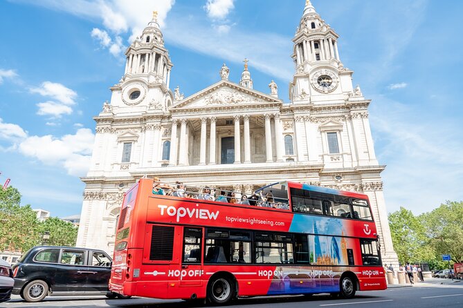 TopView® 24 Hr Hop on Hop off Bus Tour with River Cruise & Walks - Explore London at Your Own Pace with the TopView® 24-Hour Hop-On Hop-Off Tour