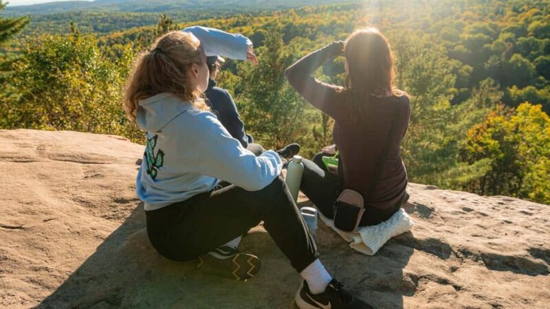 Toronto: Algonquin Park and Ragged Falls Day Trip - Canoeing on the Oxtongue River