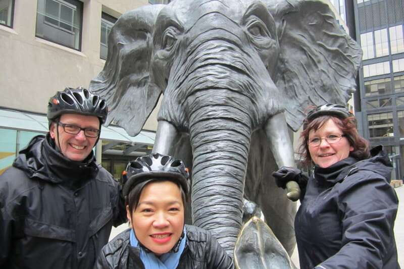 Toronto: Heart of Downtown 3.5-Hour Bike Tour - Guiding Style and Safety Measures