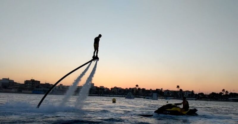 Torrevieja Flyboard Experience - The Boat Ride Out to Sea with Music and Refreshments