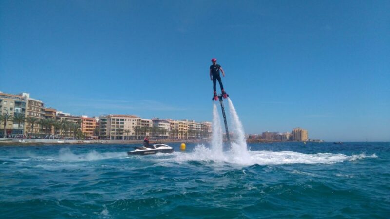 Torrevieja Flyboard Experience - Returning to Seated Relaxation and Sea Bathing