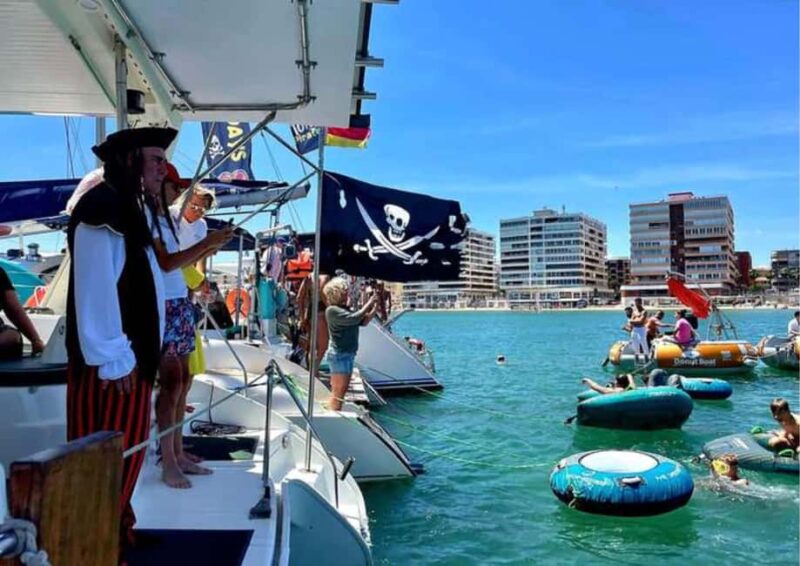 Torrevieja: Pirate Sunday Party Boat Tour - The Festive Atmosphere on the Catamaran and Rafting Experience