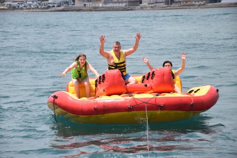 Torrevieja: Speedboat-Powered Inflatable Crazy Sofa Ride - Comparing the Crazy Sofa Ride to Other Water Activities in Torrevieja
