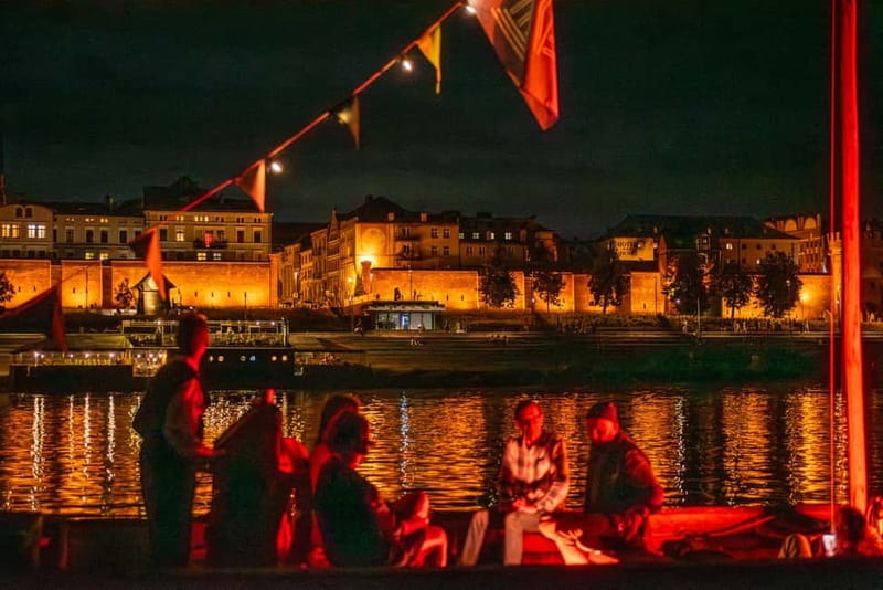 Toru: Toru at Night from a Boat on the Vistula - Who Will Love This Night Cruise?