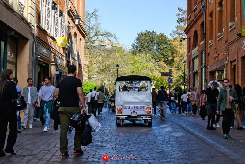 Toulouse: Electric Tuk-Tuk Tour with Photo Stops and Audio - Convenient Meeting Point and Easy Booking