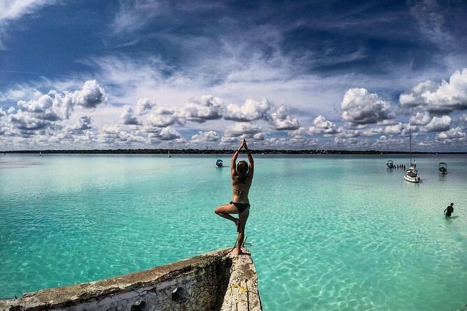 Tour Bacalar + Pontoon Ride Lagoon from Cancún & Playa del Carmen - Scenic Boat Pontoon Ride in Bacalar Lagoon