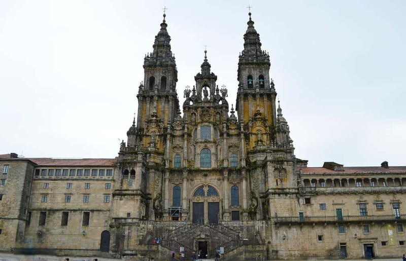 Tour Cathedral of Santiago with roofs & Portico de la Gloria - Key Points
