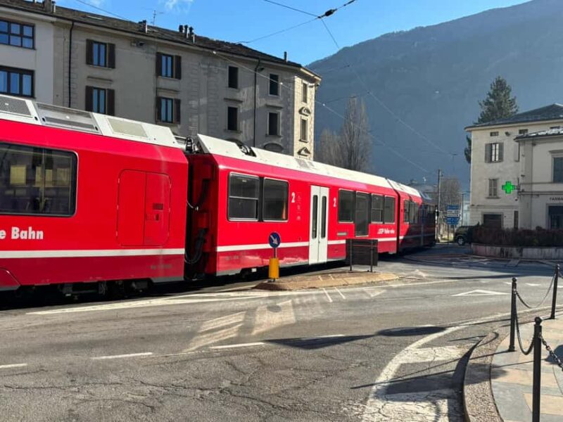 Tour from Milan: Tirano and the famous Red Train to Saint Moritz - The UNESCO World Heritage Bernina Red Train Experience