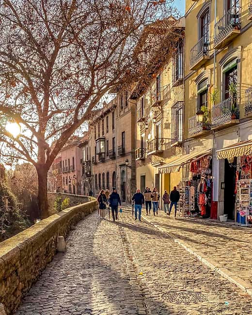 Tour Granada from its Origin; Albaicín - Strolling Along Paseo de los Tristes