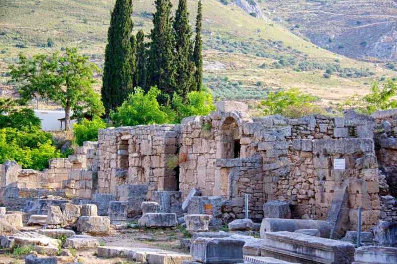 "Tour in Athens & Corinth:Highlights & Path of Apostle Paul" - Walking Through the Ancient Ruins of Corinth