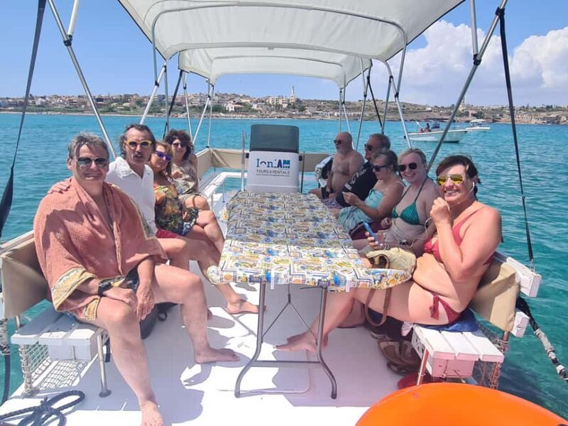 Tour in barca da Avola a Marzamemi/Portopalo di CapoPassero - Swimming and Snorkeling in Pristine Waters