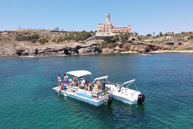 Tour in barca da Avola a Marzamemi/Portopalo di CapoPassero - Calamosche Beach: The First Swimming Stop