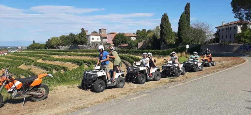Tour in Quad Friuli Venezia Giulia - The 27 km Route Through Hills, Vineyards, and Dirt Roads