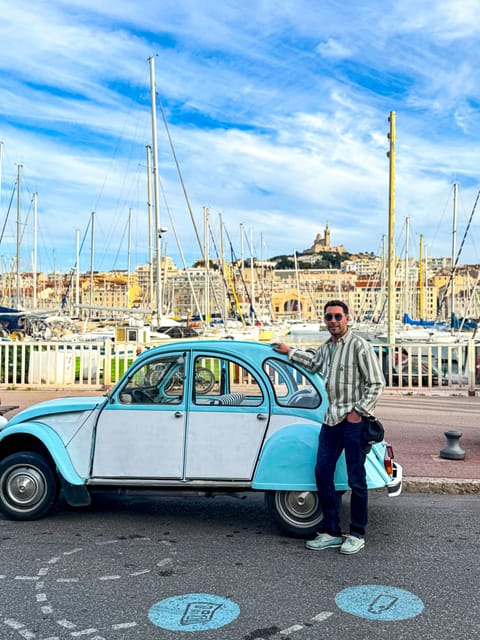 Tour of Marseille by private vintage Citroen - Exploring Le Panier and Cours Julien Districts